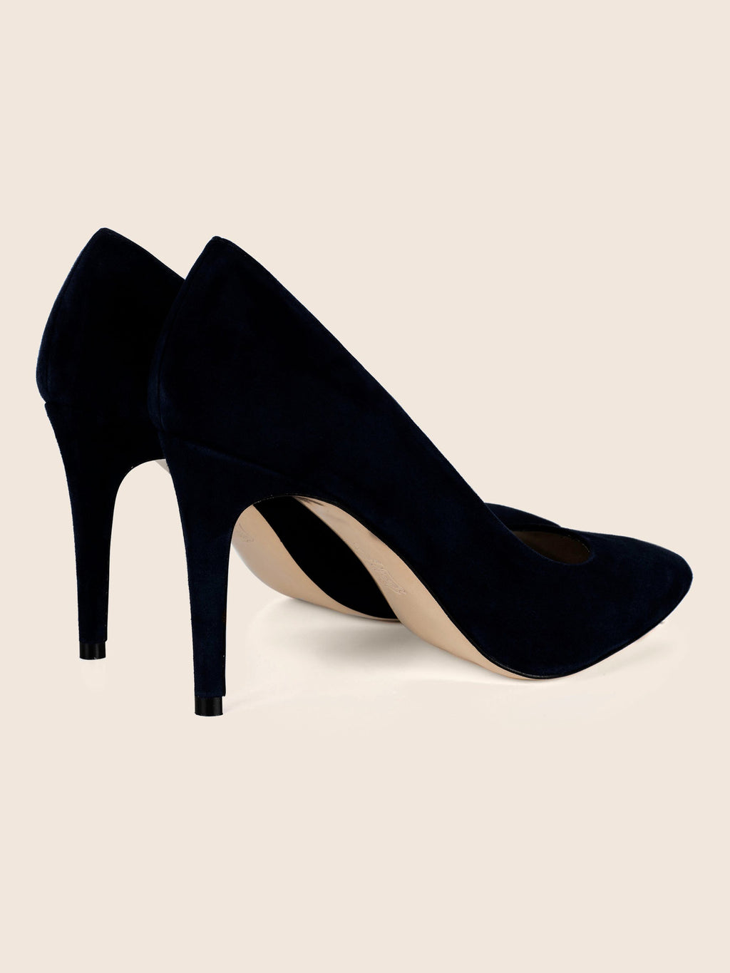 Suède pumps zwart - Dames