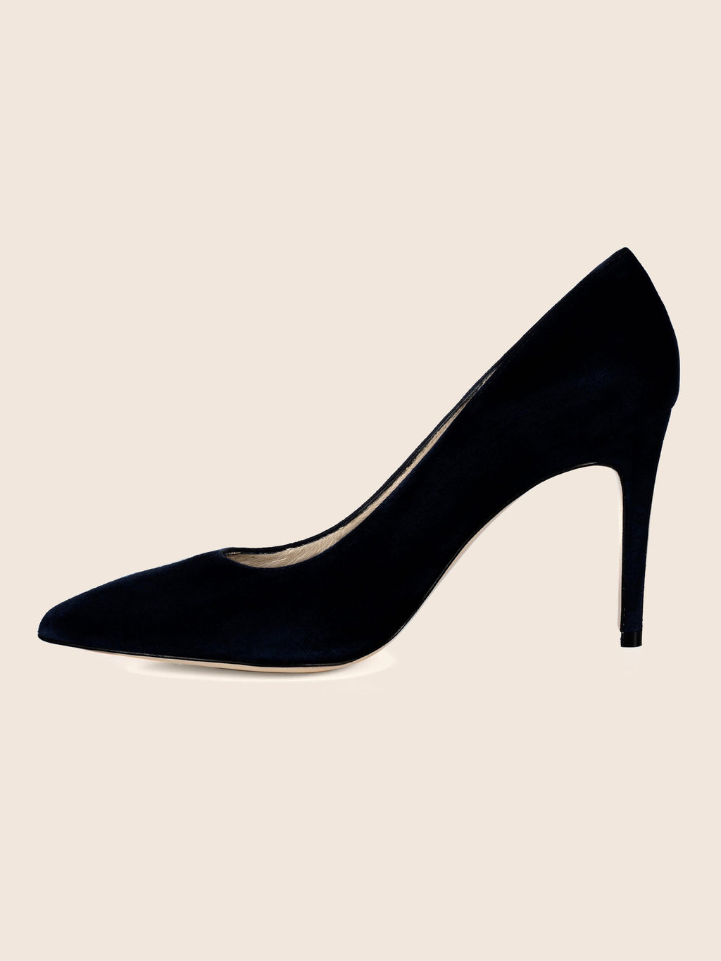 Suède pumps zwart - Dames