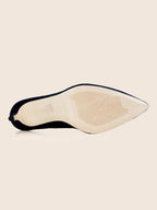 Suède pumps zwart - Dames
