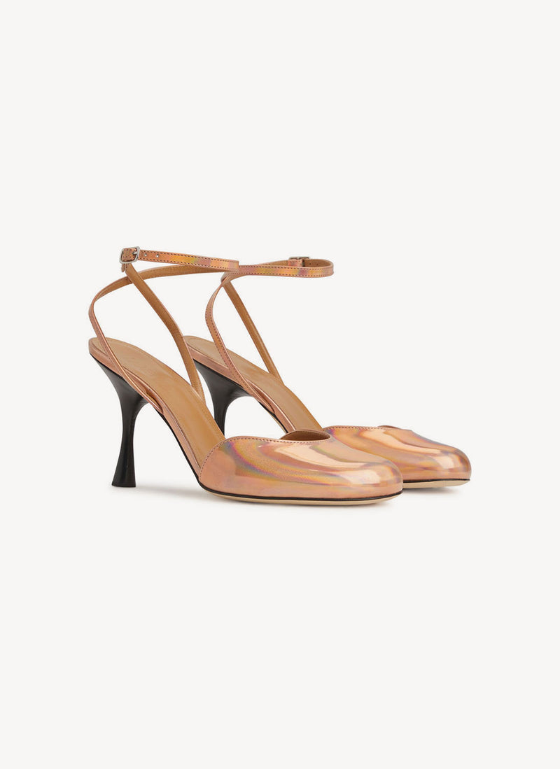 Loewe - Escarpins À Bride 100 - Rose Gold - Femme