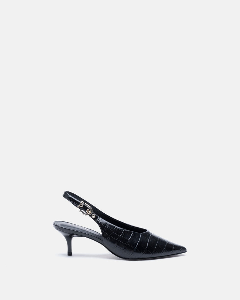 ESCARPINS AUXANE/CROC NOIR - minelli.fr