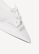 Prada - Escarpins En Cuir - White - Femme