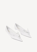 Prada - Escarpins En Cuir - White - Femme