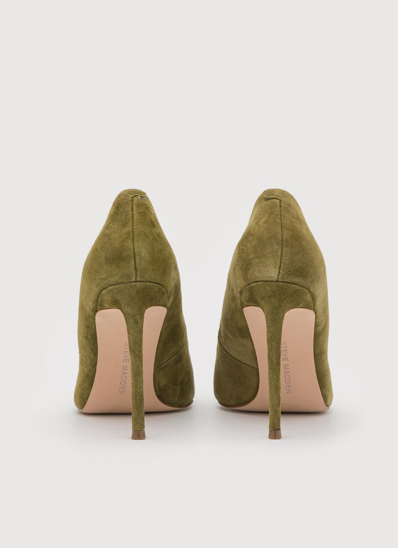 Steve Madden - Escarpins Lillie - Olive Suede - Femme