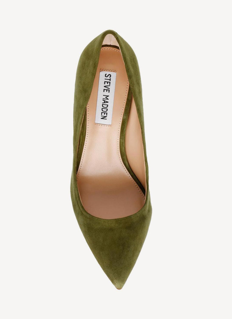 Steve Madden - Escarpins Lillie - Olive Suede - Femme