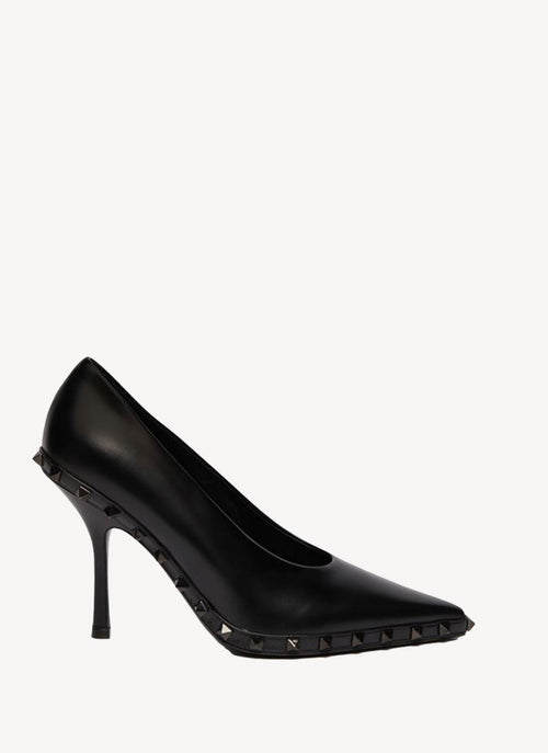 Valentino - Escarpins Rockstud - Black - Femme