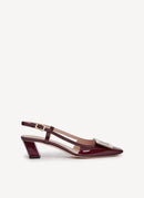 Roger Vivier - Escarpins Slingback Belle Vivier - Dark Red - Femme