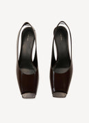 The Row - Escarpins Slingback Sharp - Brown - Femme