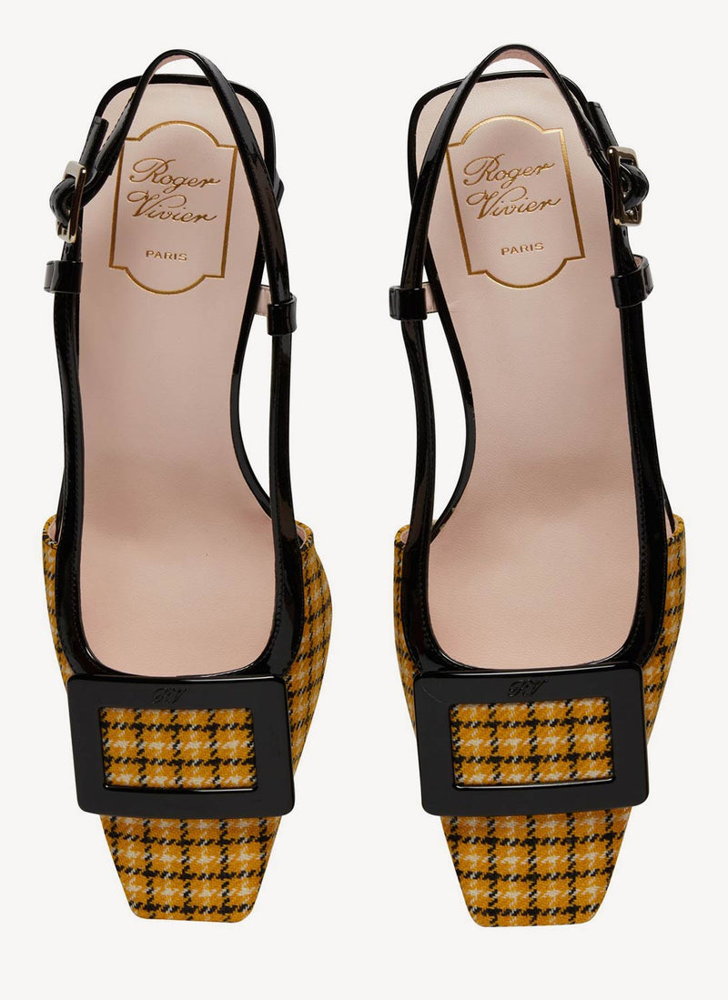 Roger Vivier - Escarpins Slingback - Yellow - Femme