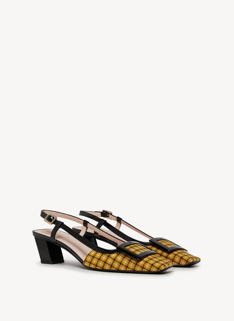 Roger Vivier - Escarpins Slingback - Yellow - Femme