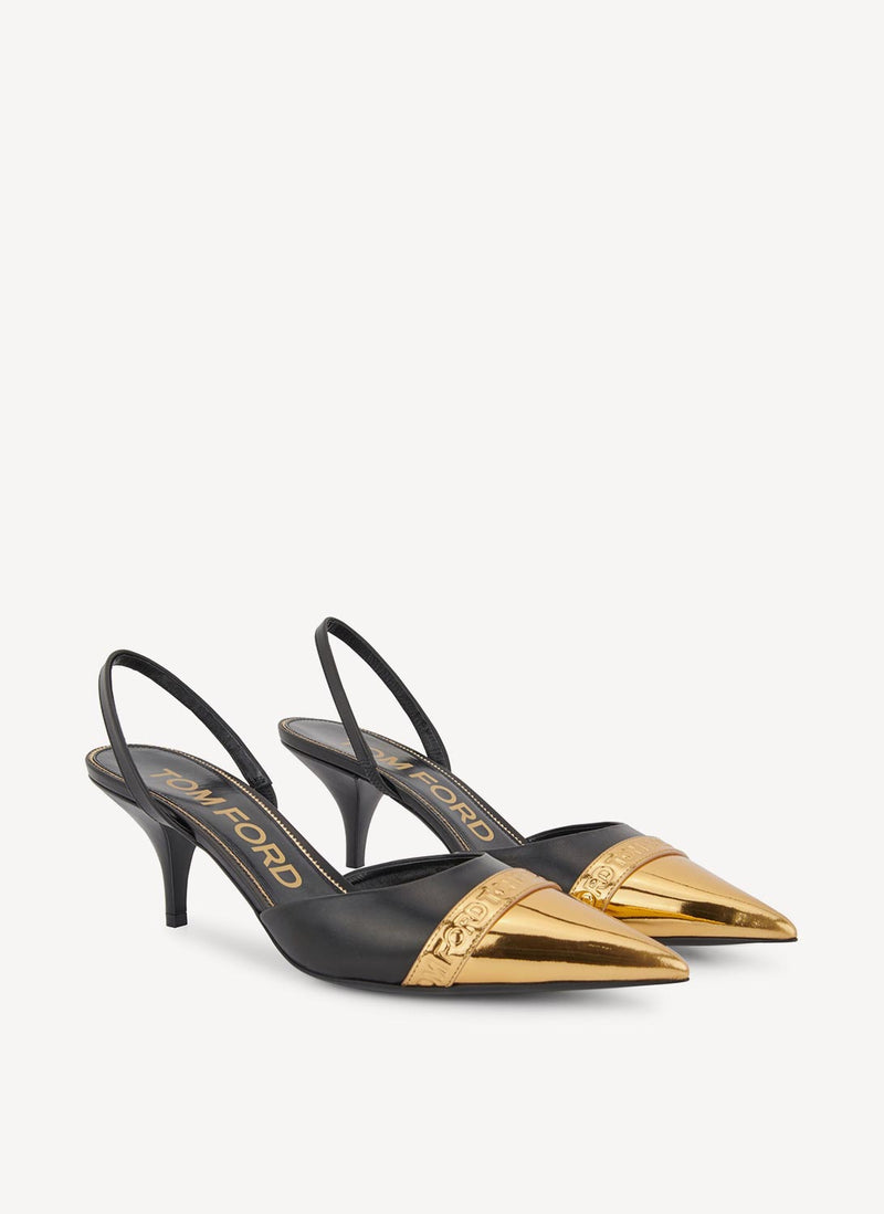 Tom Ford - Escarpins Slingback - Noir - Femme