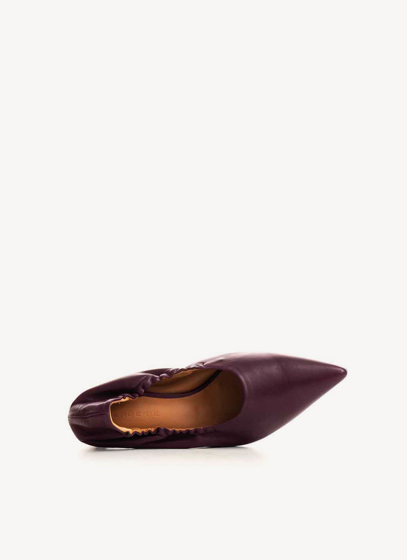 Clergerie - Escarpins Solal - Aubergine - Femme