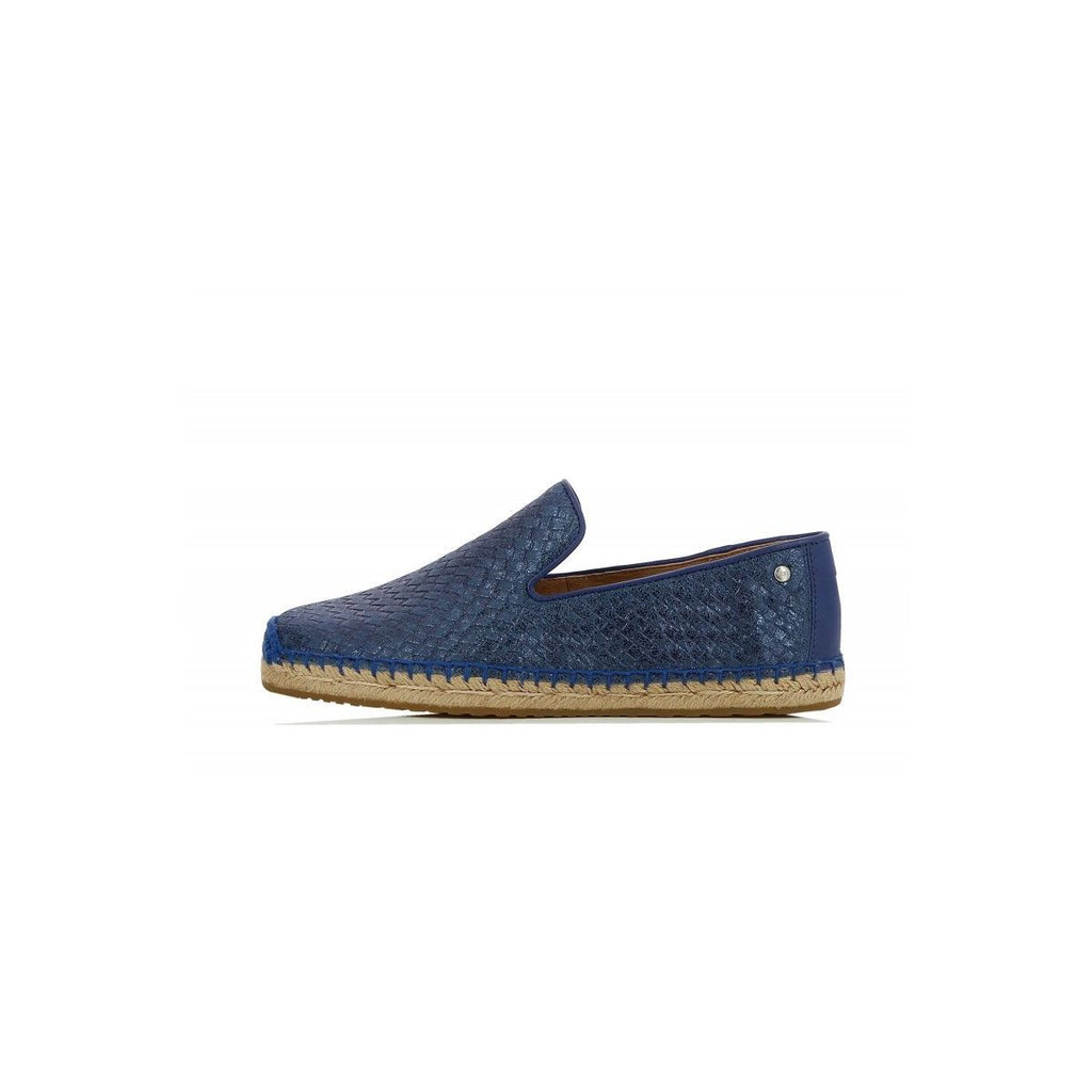 Sandrinne Metallic Espadrilles - Blue