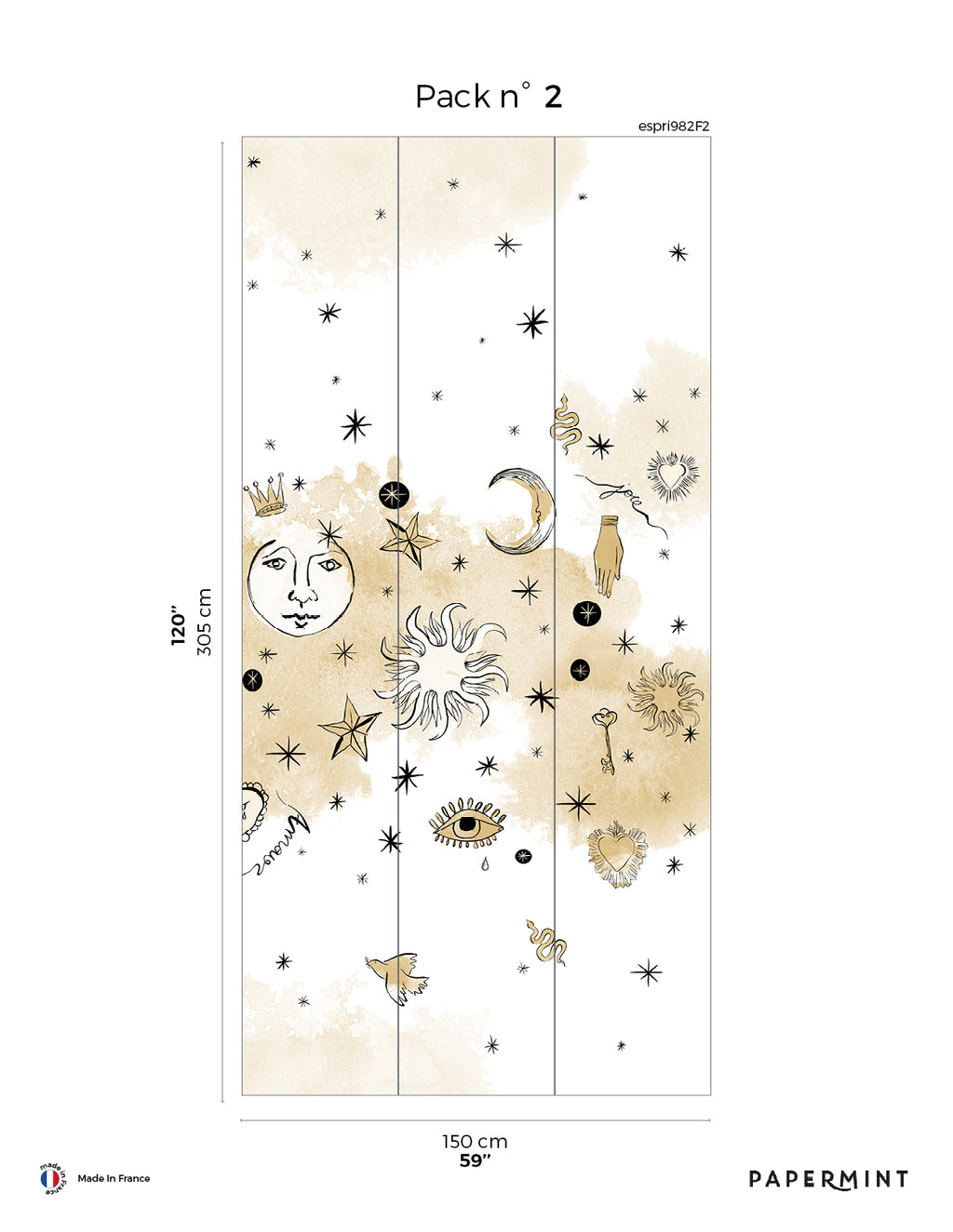 Wandpaneel Esprit - Sand Mist