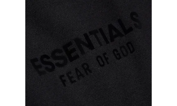 Hoodie Essentials Black - Noir - Mixte