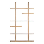 Luma - Estantería con baldas escalonadas - Madera de mango