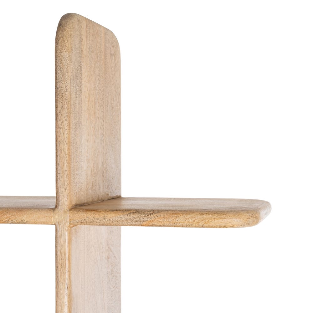 Luma - Estantería con baldas escalonadas - Madera de mango
