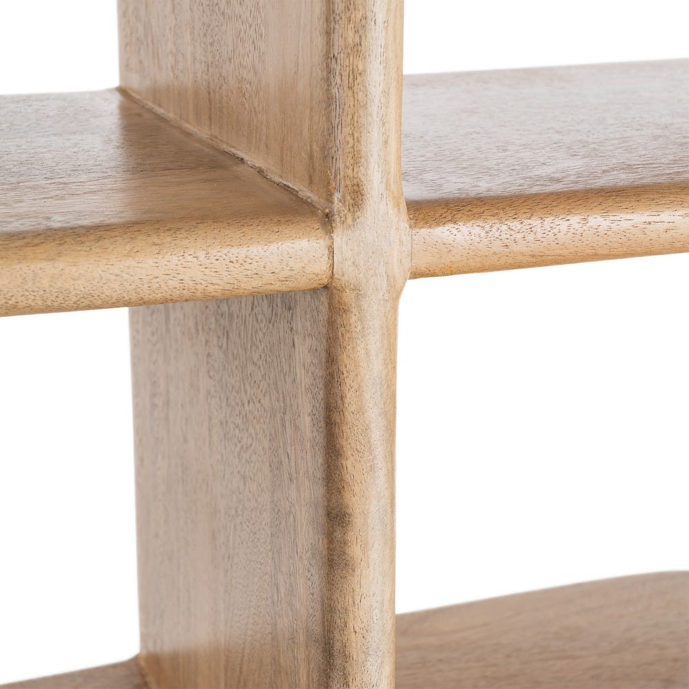 Luma - Estantería con baldas escalonadas - Madera de mango