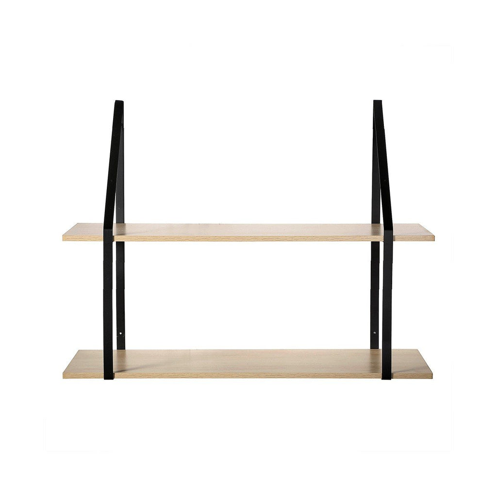 Estante de pared de 2 niveles