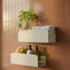 Lot De 2 Étagères De Douche - Le Ressourçant - Crème