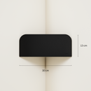 étagère de douche pour les angles fixable au mur sans perçage