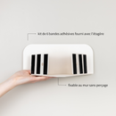 étagère de douche pour les angles fixable au mur sans perçage