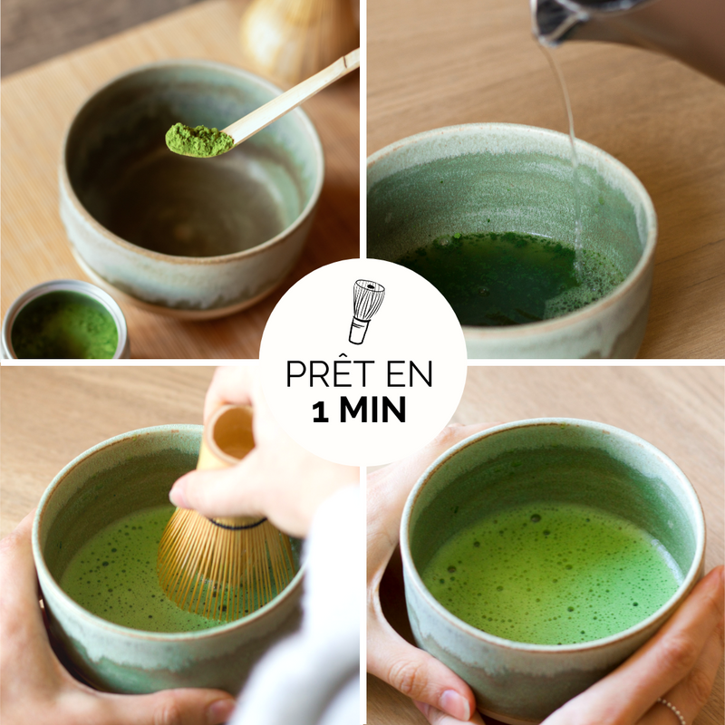 préparation matcha