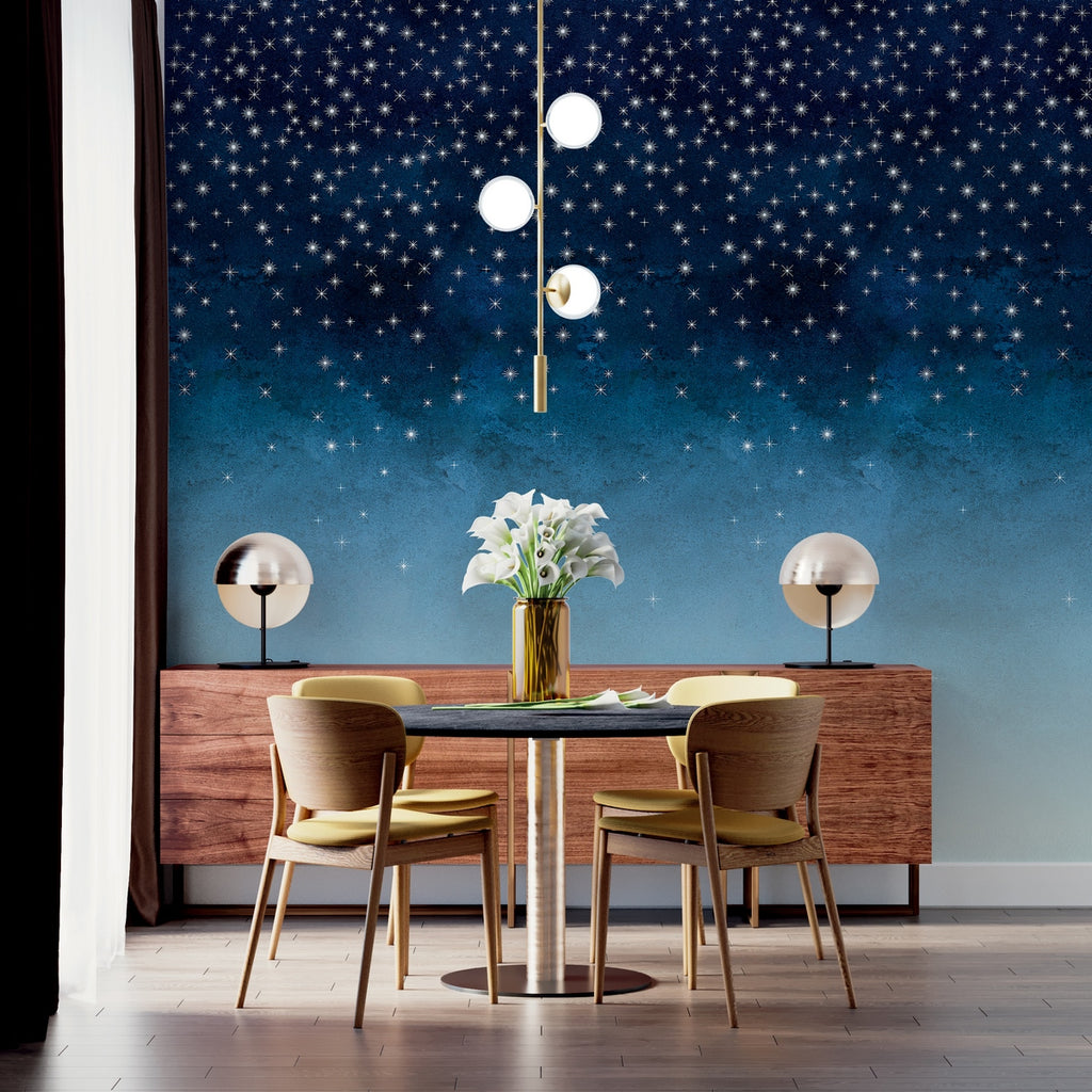 Starry Mural - Dark Blue