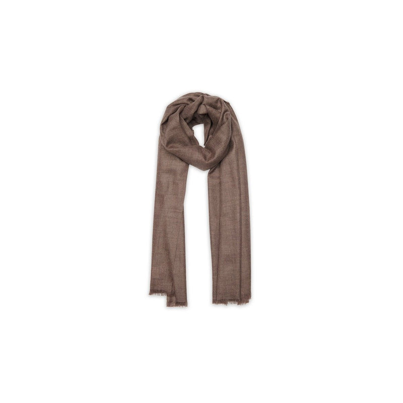 Estola Tabatinga 180X85Cm - Taupe - Voile 100% Cashmere - Mixto