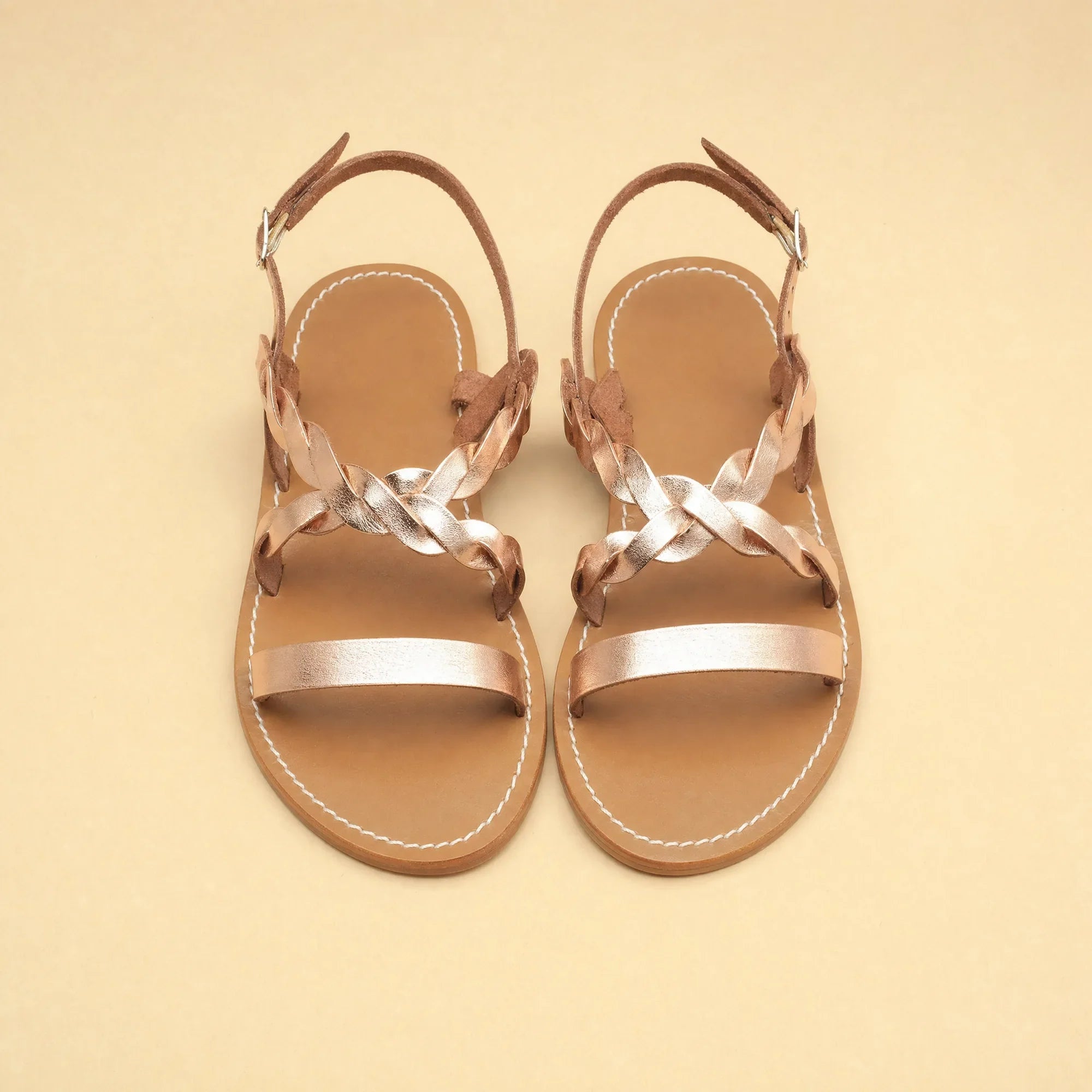 Sandalias Liente - Oro Rosa