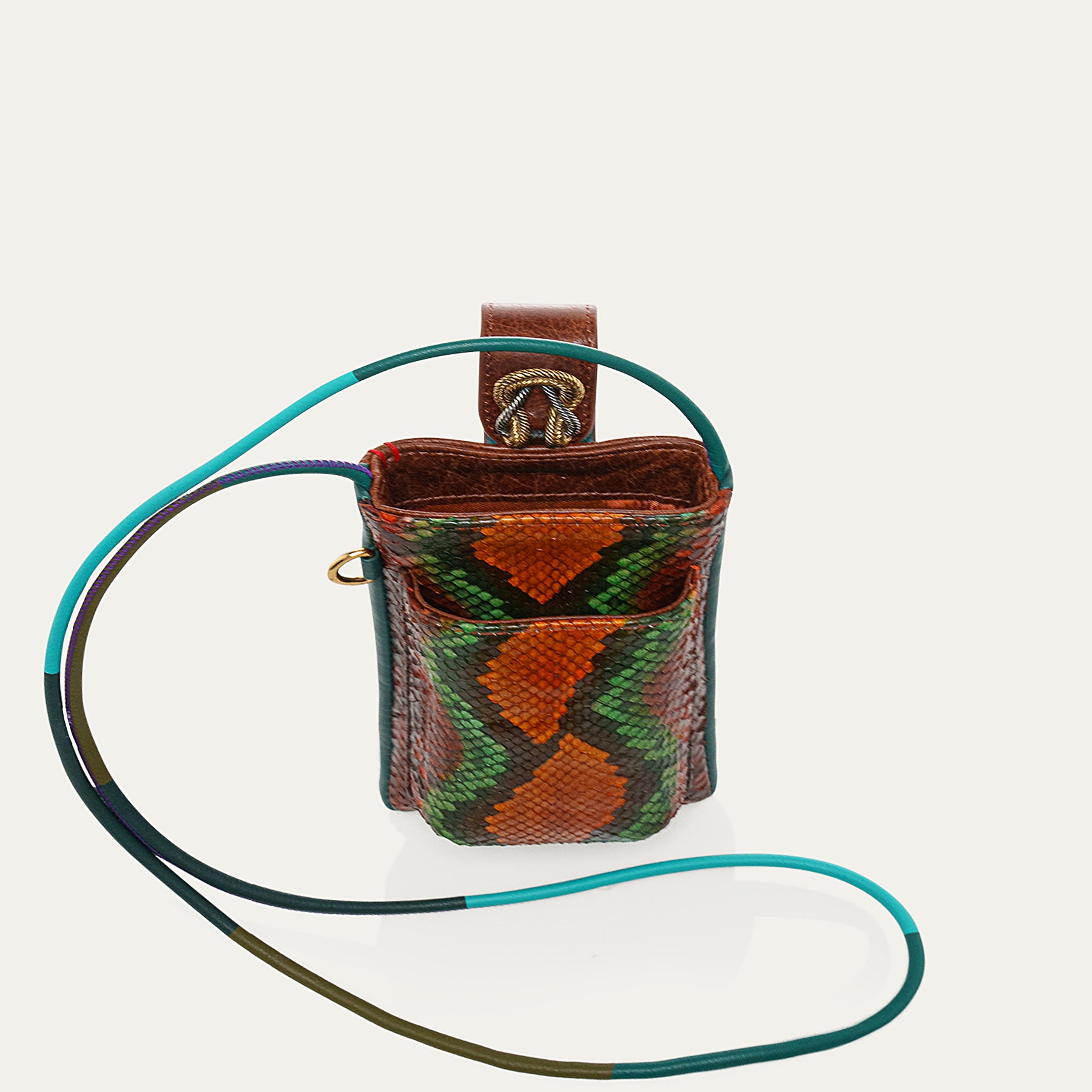 Etui à Telephone Python Double Marcus Oasis