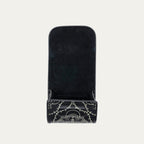 Etui Airpod Jamie Cuir Noir Imprimé Bandana