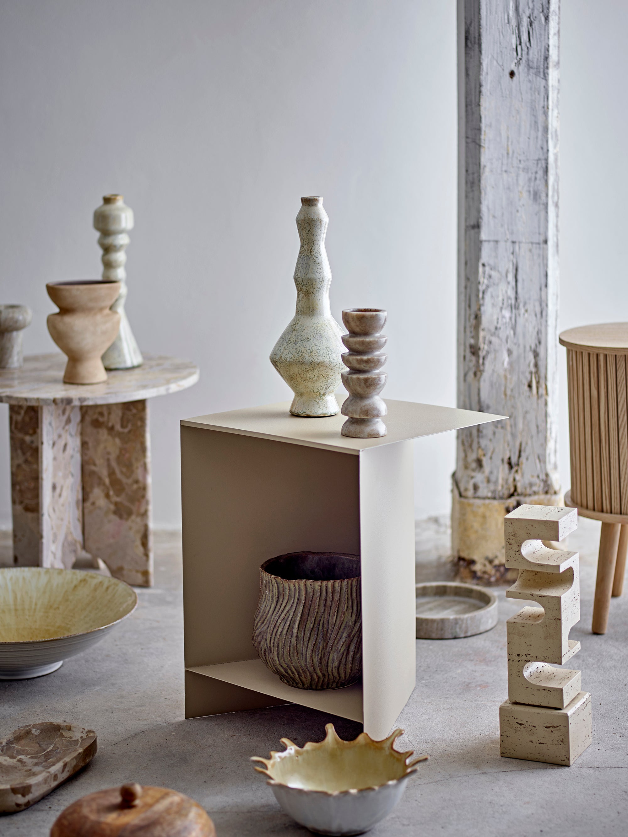 Saskia - Bowl - Natural - Stoneware