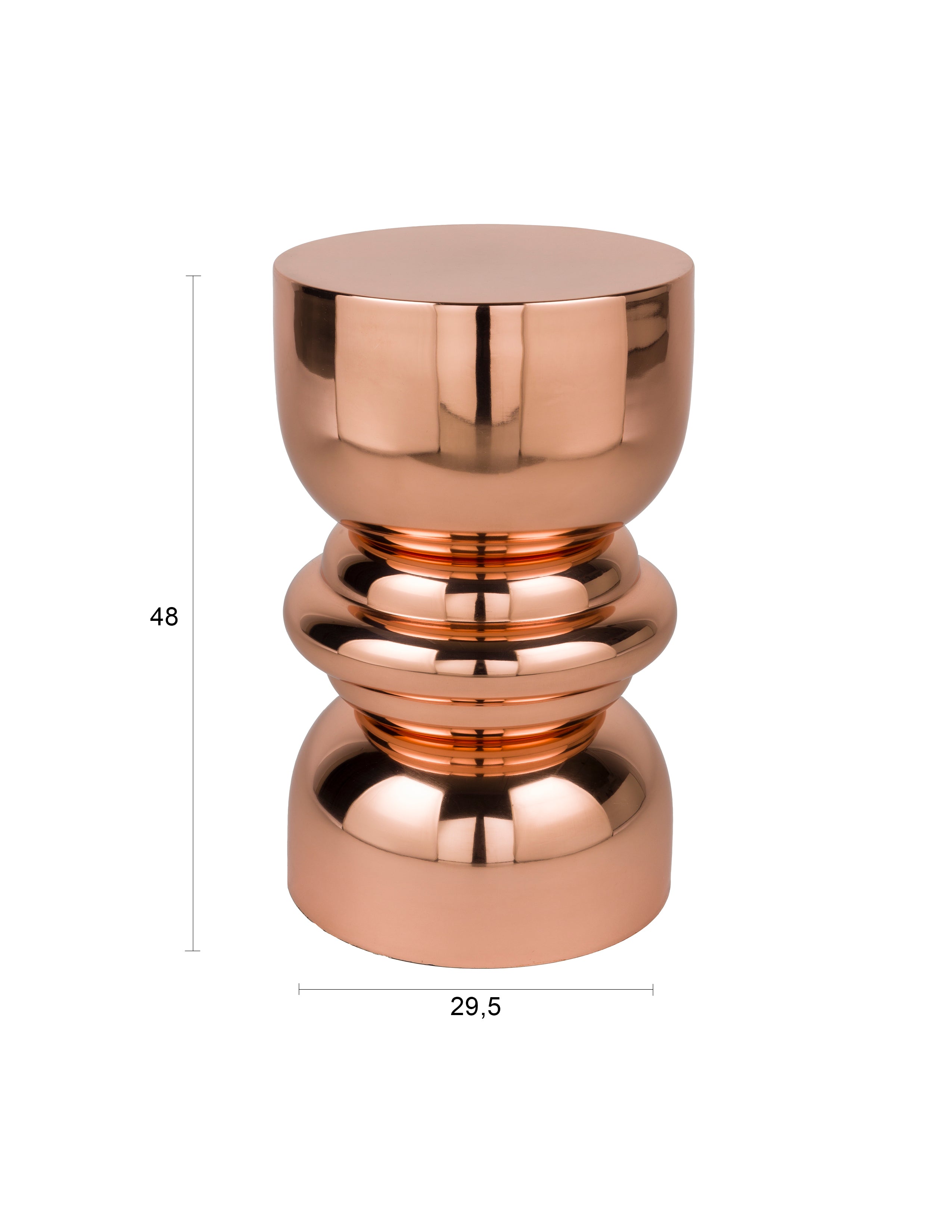 Kinga - Side Table - Iron - Copper/Bronze