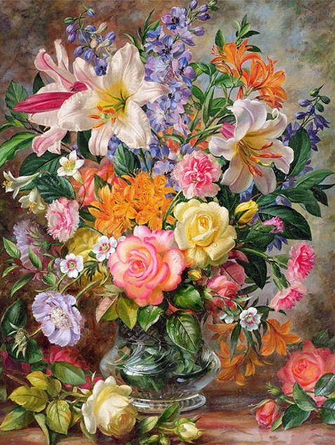 Paint by Numbers - Explosions of Flowers