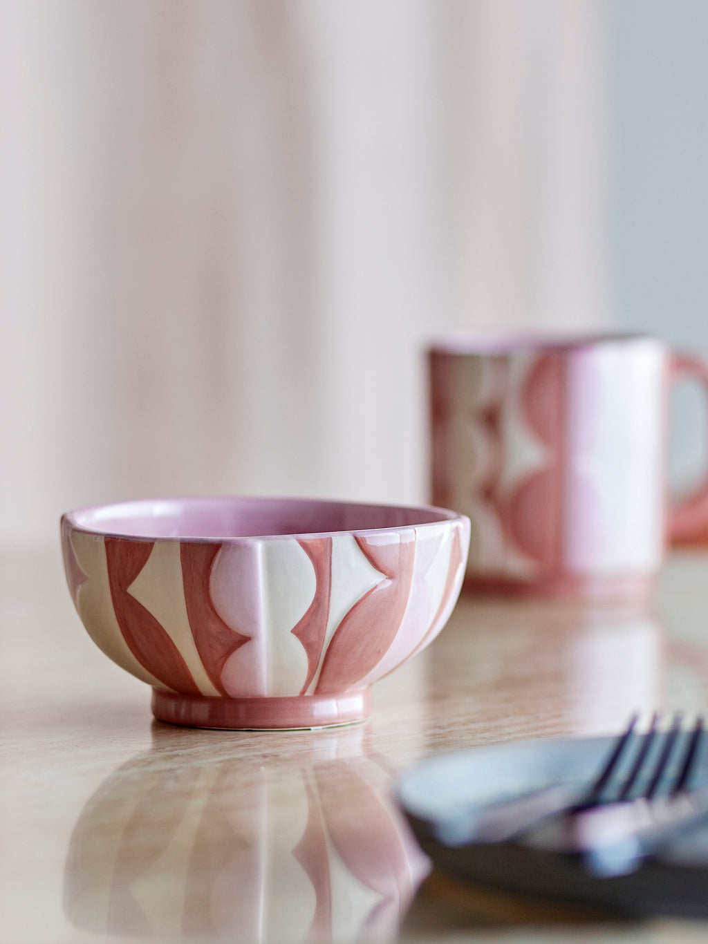 Saul - Bowl - Dusty Pink - Stoneware
