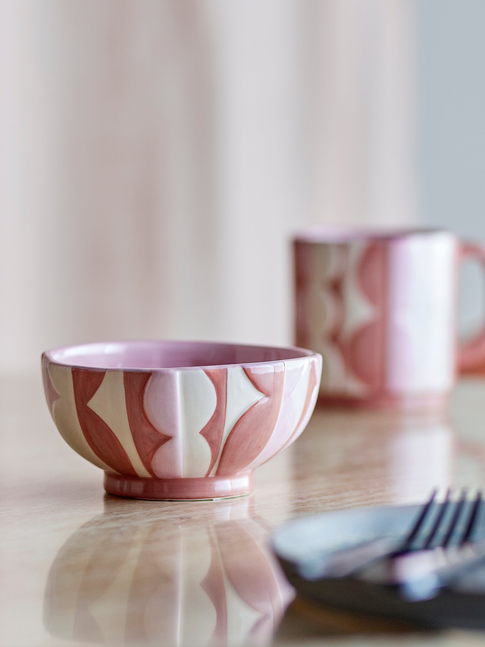 Saul - Bowl - Dusty Pink - Stoneware