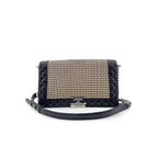 Sac Porté Épaule Chanel Reverso Boy Flap Old Medium Cuir - Noir