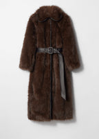 Manteau En Fourrure Coat X Chira - Marron