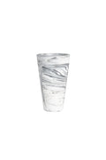 Conic S - Vase - Resin - Black/White/Grey