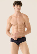 Slip À Motif - Terrible Petits Carres Noir