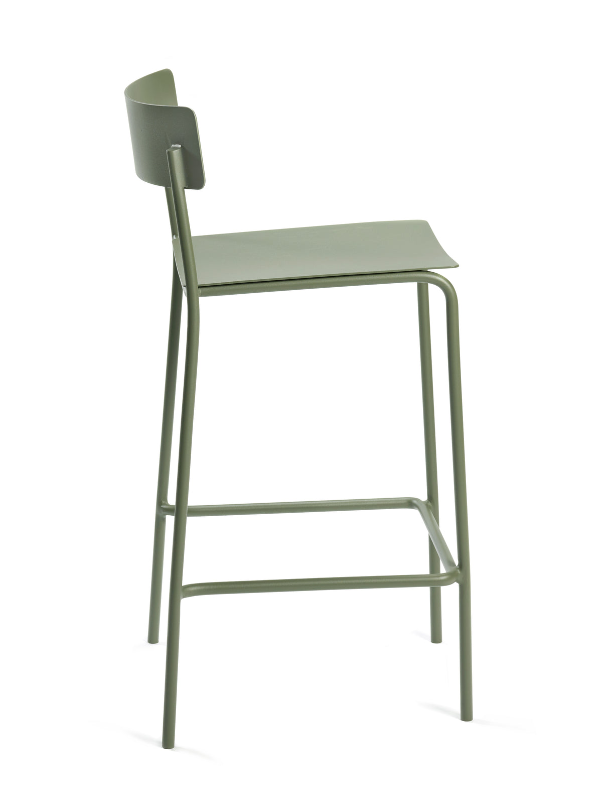 August - Tabouret De Bar - Aluminium - Vert