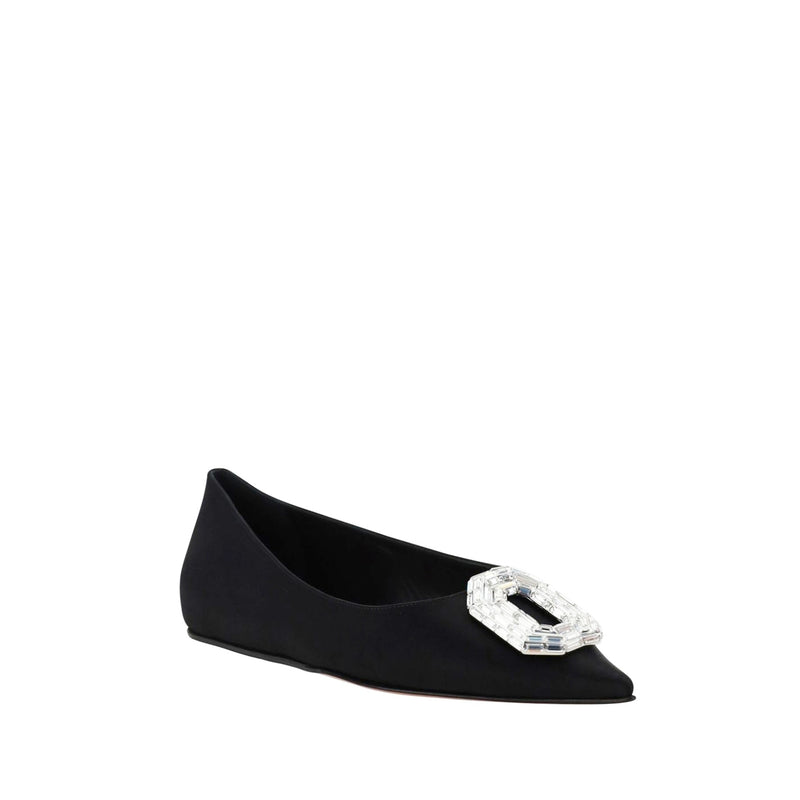 Ballerines - Amina Muaddi Camellia - Black