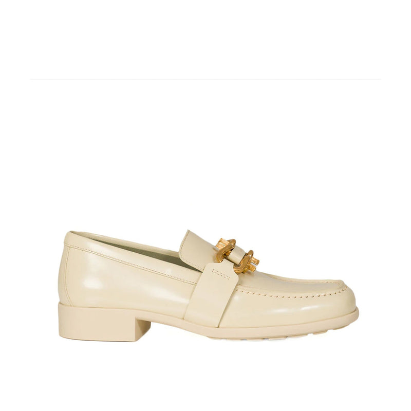 Mocassins - Bottega Veneta Monsieur Leather - Cream