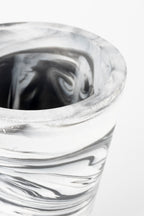 Conic M - Vase - Resin - Black/White/Grey