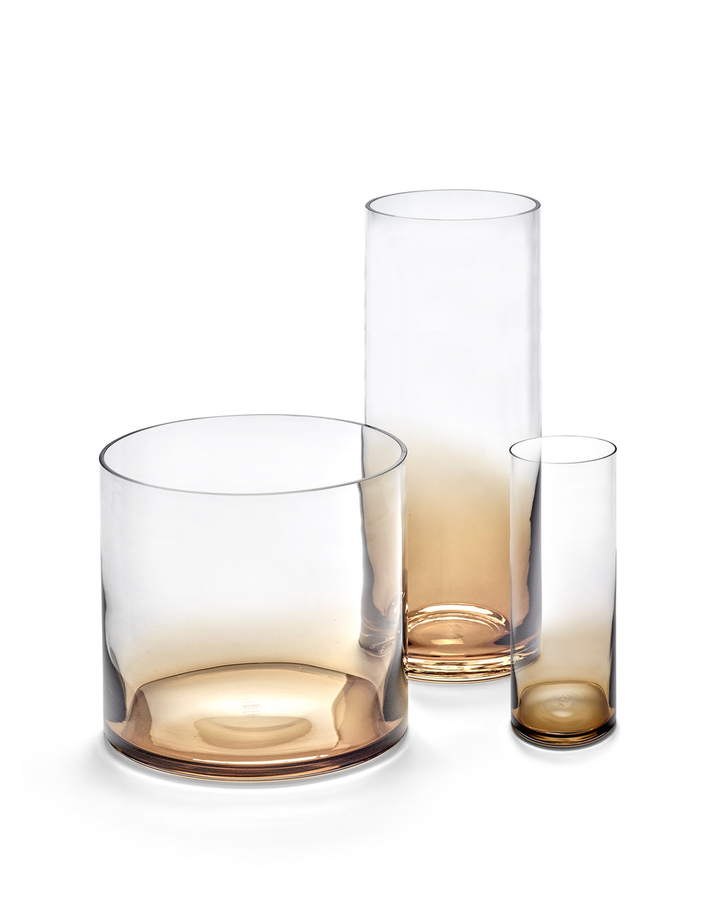 Zuma - Vase - S - Verre Potassique - Ambre