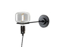 Hazy - Wall Light - Glass - Black