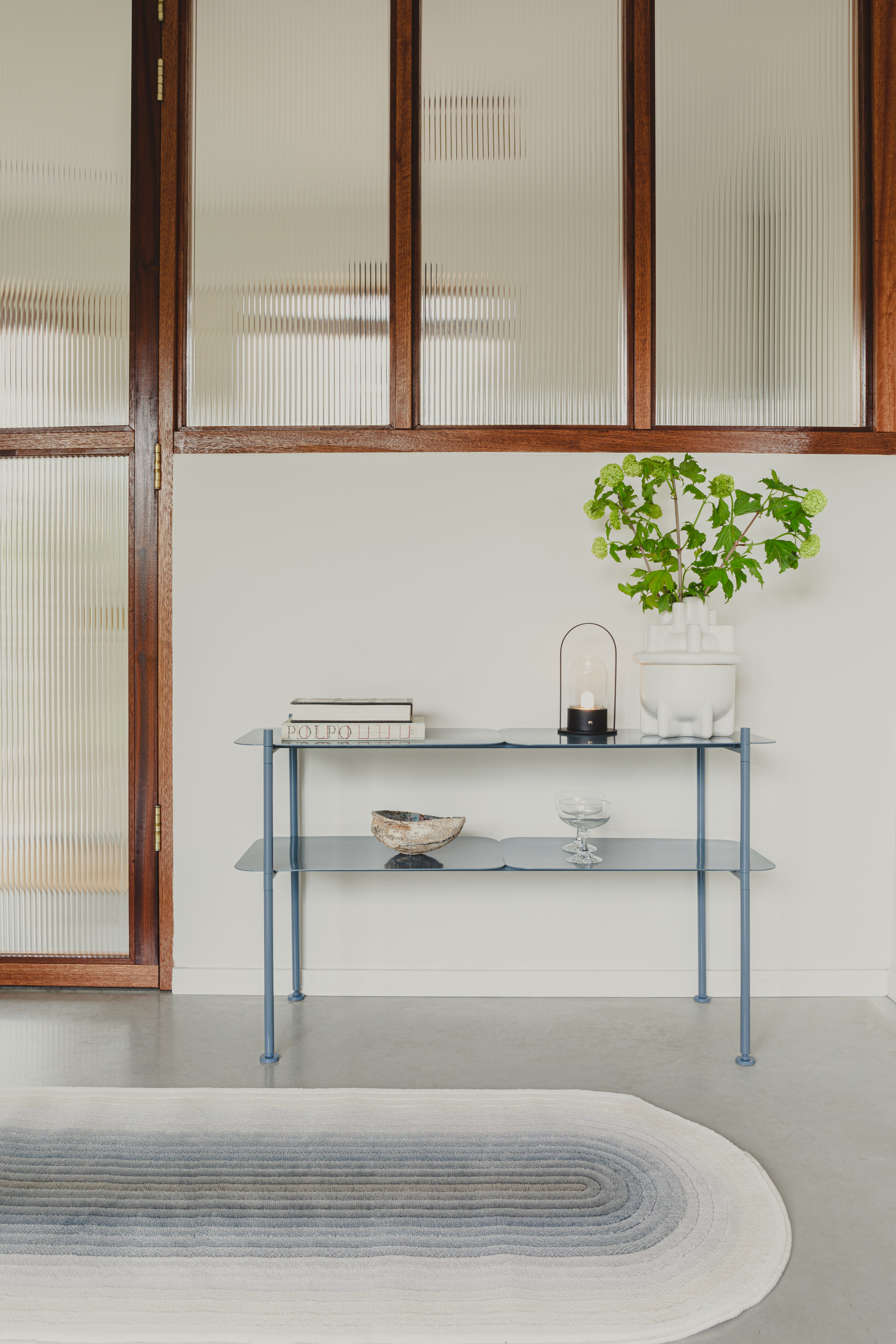 River L - Shelf - Iron - Ocean Blue