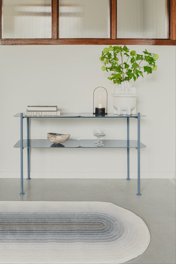 River L - Shelf - Iron - Ocean Blue