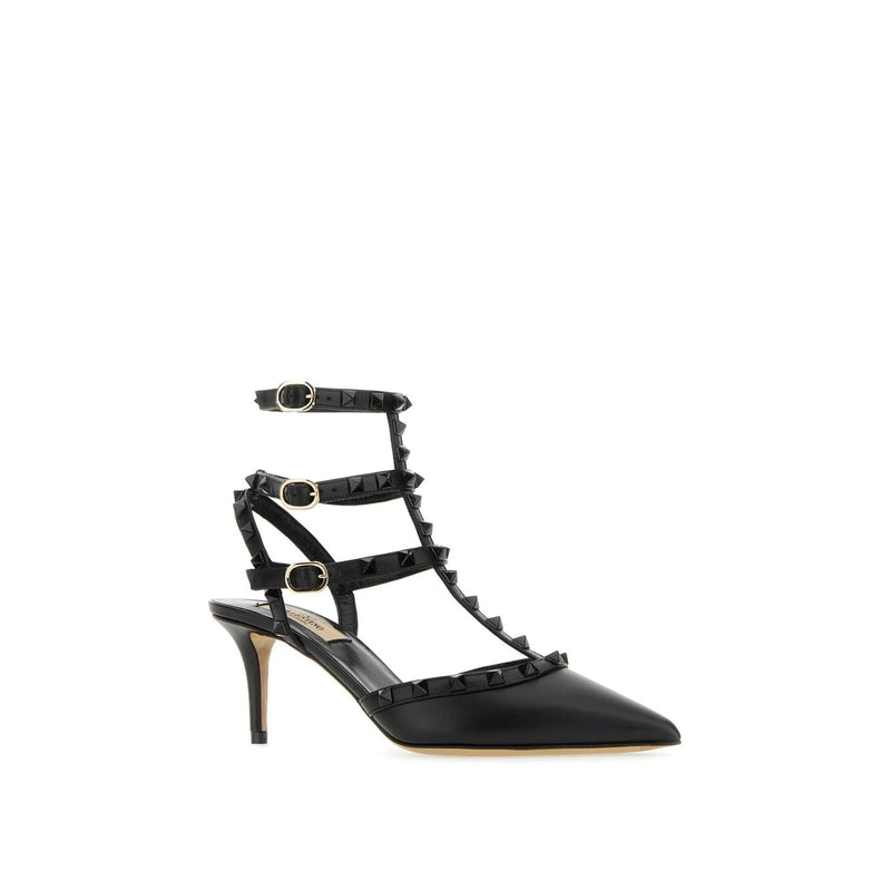 Escarpins - Valentino Garavani Patent Rockstud - Black